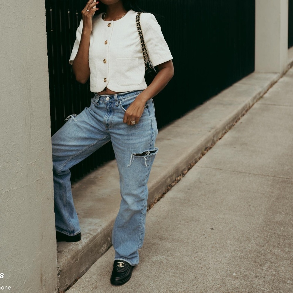 90s low rise baggy